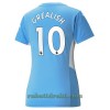 Manchester City Jack Grealish 10 Hjemme 2021-22 - Dame Fotballdrakt